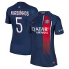 Maillot de Supporter Paris Saint-Germain 2023-24 Marquinhos 5 Domicile Pour Femme